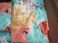 Disney Frozen printed beach towel, new and packaged.