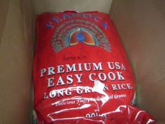 20kg Peacocks Easy Cook Long Grain Rice. BB April 2022