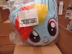 6x Little Pony party cushion, new and packaged.