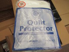 Yorkshire Comfi Classics quilt protector single, new and packaged.