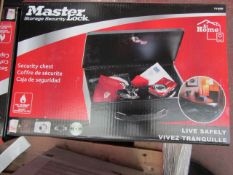 Master Lock Security chest, new and boxed, RRP £22