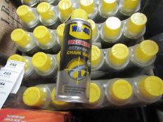 6 x 200ml WD-40 Specialist Motorbike Chain Wax. New