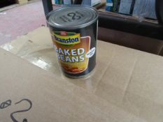 24 x 410g Branston baked Beans. BB March 2022