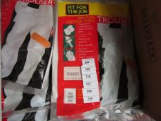 Fit For the Job Painters Cotton Drill Trousers. Size 42R. Packaged