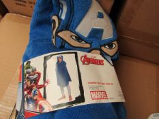 8x Avengers children's cuddle robe, 80 x 120cm, new and boxed.