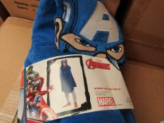 8x Avengers children's cuddle robe, 80 x 120cm, new and boxed.