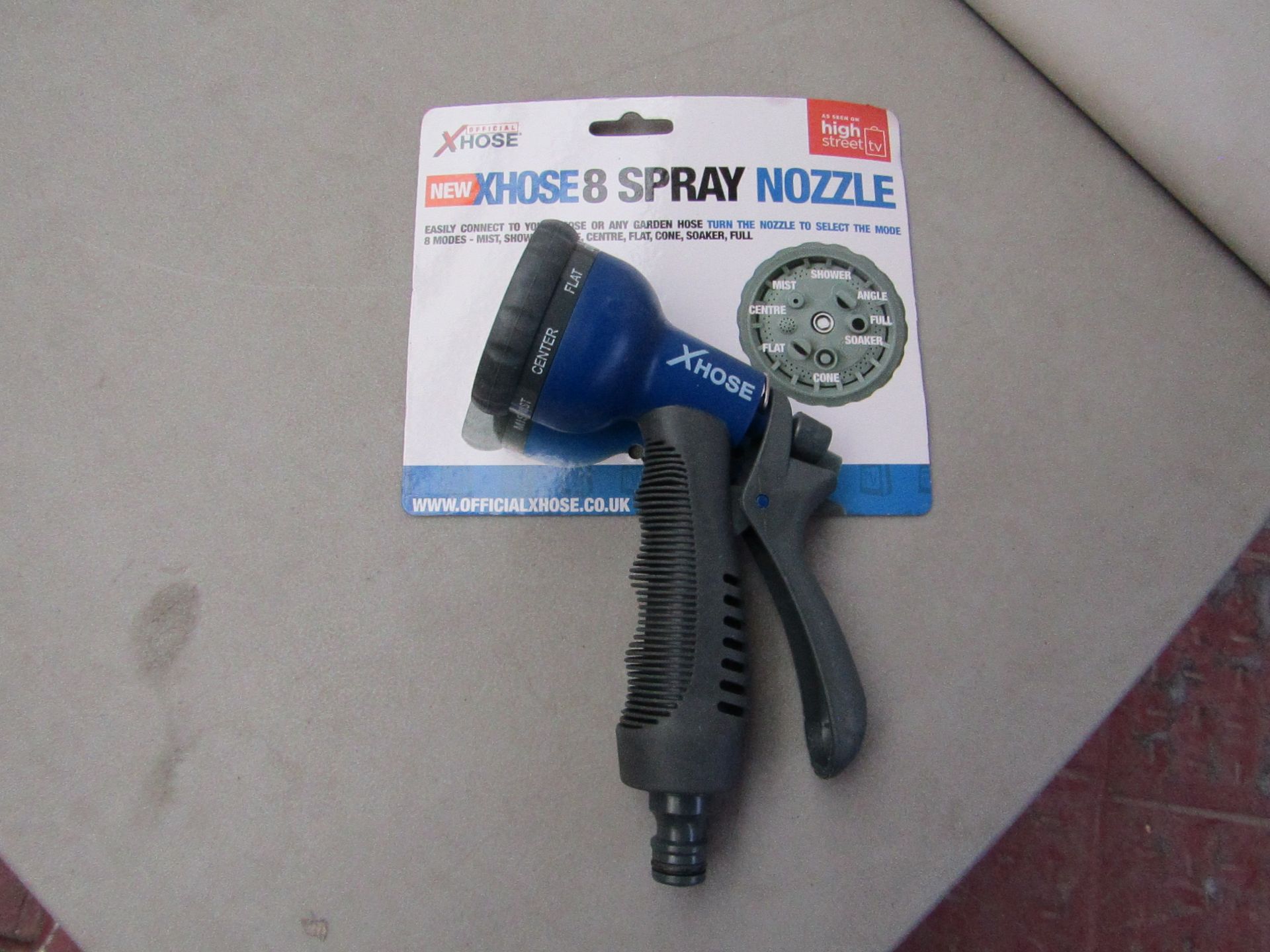 | 1x | XHOSE 8 FUNCTION SPRAY NOZZLE | NEW | NO ONLINE RESALE |