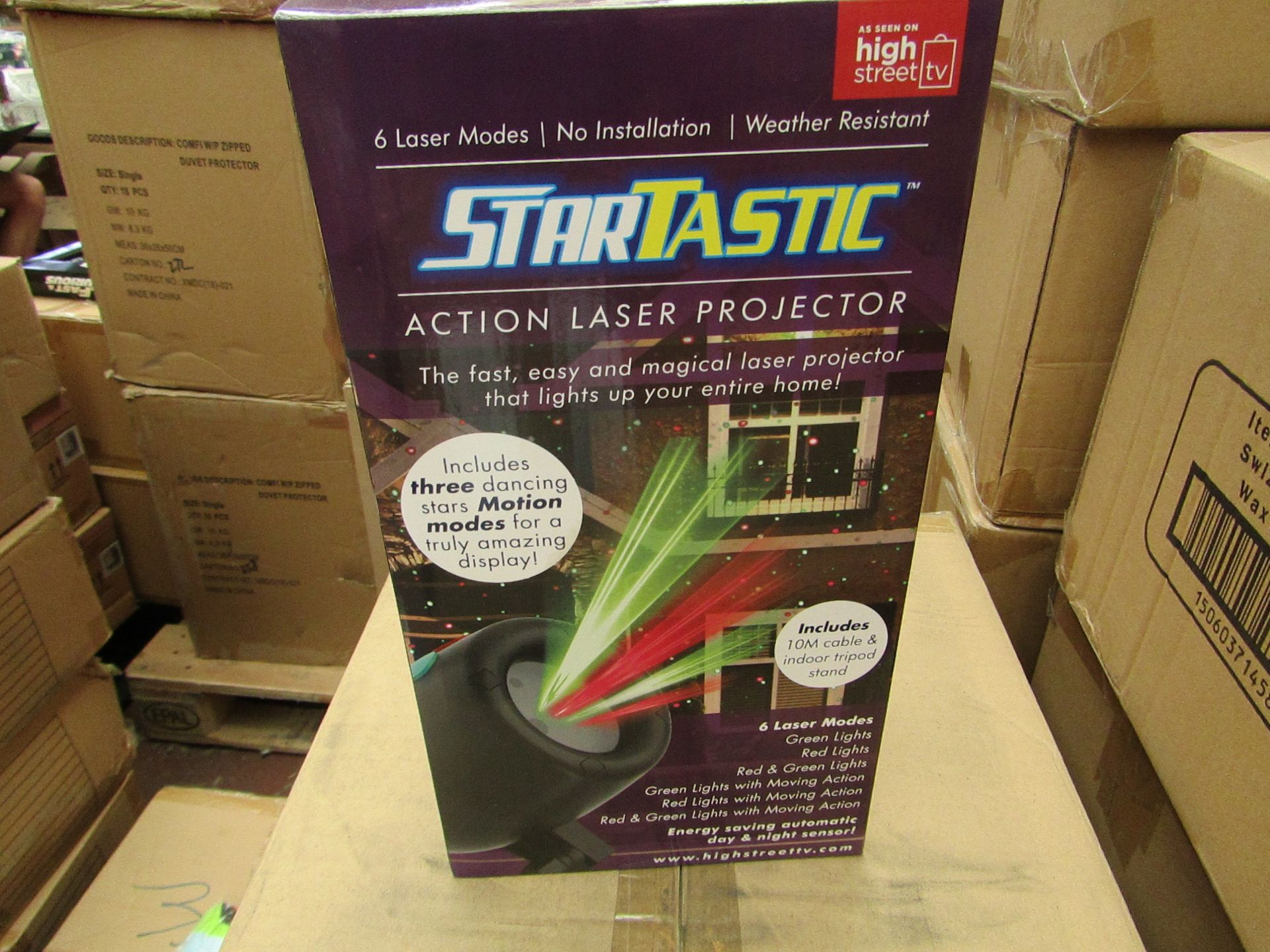 | 1X | STARTASTC LIGHT PROJECTOR | NEW AND BOXED | NO ONLINE RE-SALE | SKU C5060191465304 | RRP £