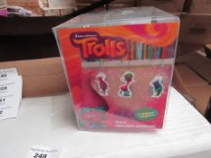 3x Trolls string lights, new and boxed.
