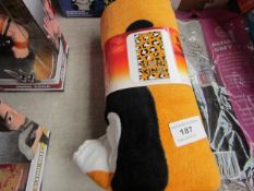 Lion King fleece printed towel, new and packaged.