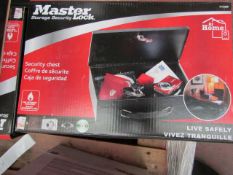 Master Lock Security chest, new and boxed, RRP £22