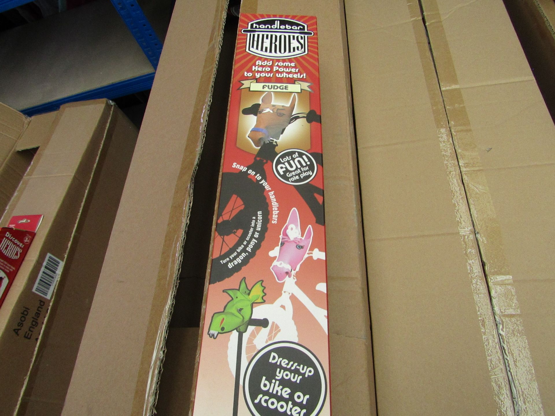 Handlebar Heroes handle bar attachment accessories, new and boxed. See picture for design