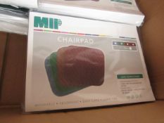 5x Mii chair pads, absorbent and washable, new and packaged.
