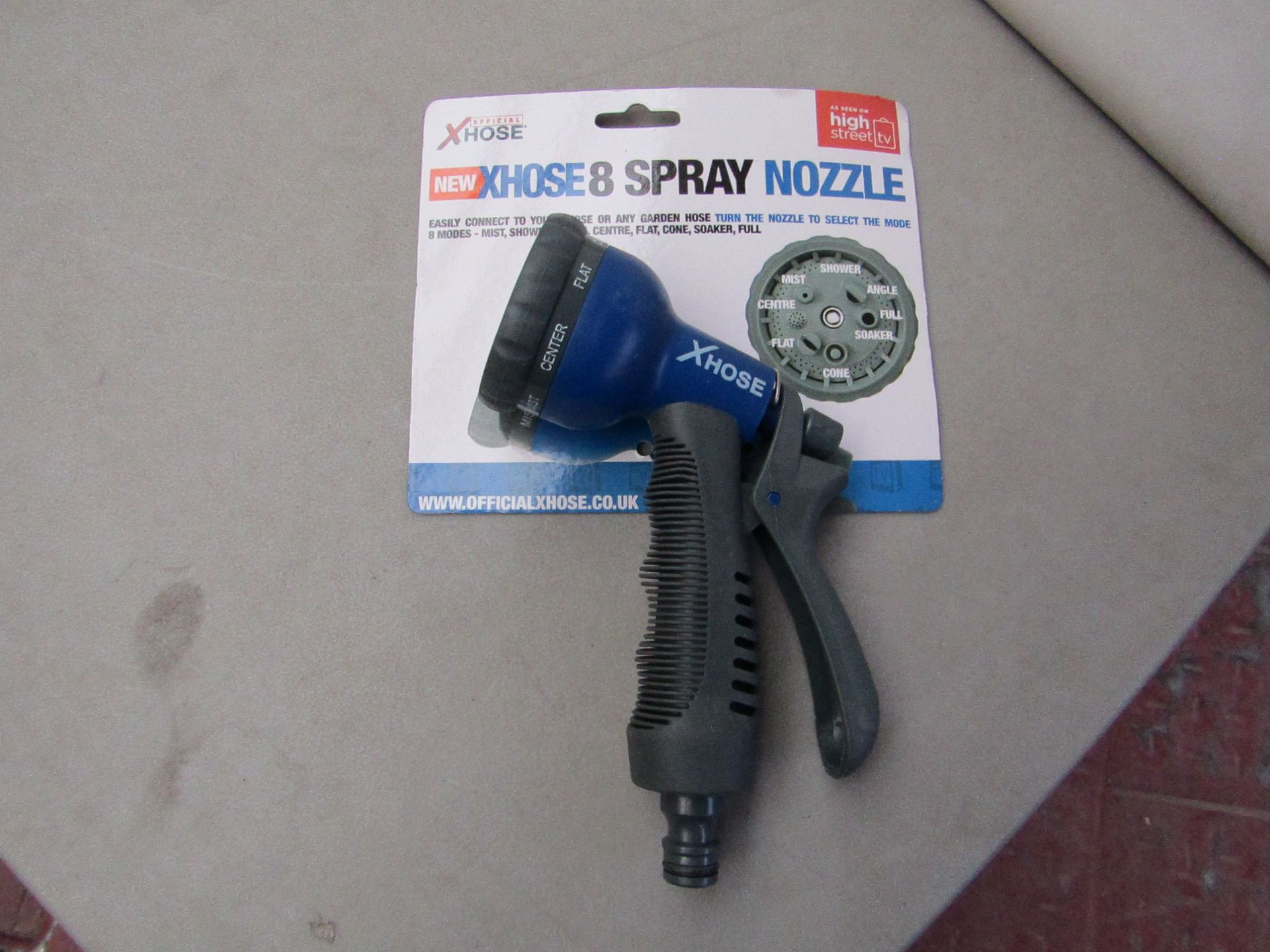 | 1x | XHOSE 8 FUNCTION SPRAY NOZZLE | NEW | NO ONLINE RESALE |