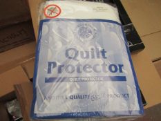 Yorkshire Comfi Classics quilt protector single, new and packaged.