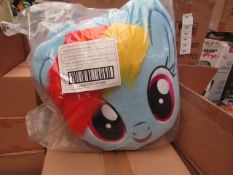 6x Little Pony party cushion, new and packaged.