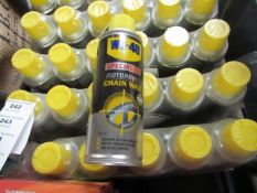 6 x 200ml WD-40 Specialist Motorbike Chain Wax. New