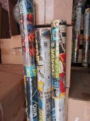 6x Rolls of 10.5m Doctor Who wallpaper, new and packaged.