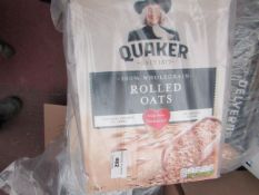 2x 1.5Kg Quaker rolled oats. BB 17/04/21