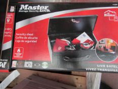 Master Lock Security chest, new and boxed, RRP £22