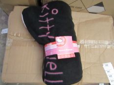 Hello Kitty fleece blanket, new and packaged.