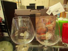Fontignac Set of 2 Cognac Glasses new & packaged