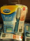 1 x Scholl Velvet Smooth Electronic Nail Care System new & packaged