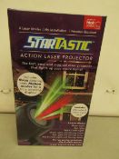 | 6X | STARTASTIC ACTION LASER PROJECTOR WITH 6 LASER MODES | NEW AND BOXED | SKU C5060191465304 |