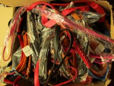 10 x Various Brands & Sizes Dog Leads picked at Random. All New with tags