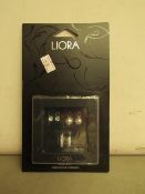 1 x Liora 3 piece Earring Set made with Swarovski Elelments new & packaged