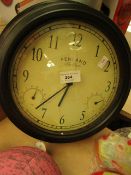 Fenland Battery Operated Wall Clock approx 12"