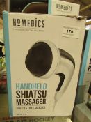 Homedics Handheld Shiatsu Massager boxed (unchecked)