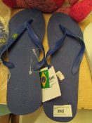 Dupe Mens Flip Flops size 6 new with tag