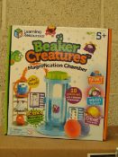 1 x Learning Resources Beaker Creatures Magnification Chamber. 10pcs with 2 Beaker Creations.