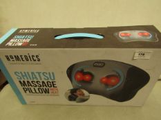 Homedics Handheld Shiatsu Massager with Pillow boxed (unchecked)