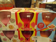 1 x 3 Swizzles Candles. Incl Love Hearts, Drumstick squashies & Rainbow Drops. New & Packaged