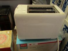 Argos 2 Slice Toaster boxed tested working