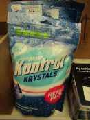 4 x 500g Damp Crystals. Absorbs up to 1 litre of Moisture. Still sealed
