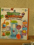 1 x Learning Resources Beaker Creatures Magnification Chamber. 10pcs with 2 Beaker Creations.