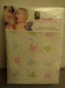 1 x Pharaoh Linen Brushed Cotton Cot Sheet Set inc Flat Sheet Cotton Sheet & Pillow case new &
