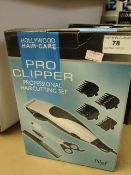 Hollywood Hair Care Pro Clipper Professional Haircutting Set new & packaged