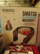 Homedics Shiatsu Neck & Shoulder Messager boxed unchecked