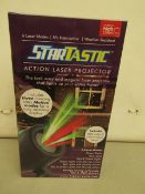 | 6X | STARTASTIC ACTION LASER PROJECTOR WITH 6 LASER MODES | NEW AND BOXED | SKU C5060191465304 |
