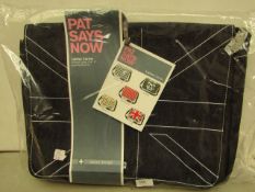 Pat Says Now Jeans Swiss Design Laptop Carrier up to 17". New with Tags