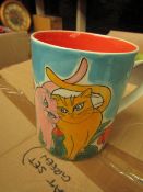 2 x X Large Ceramic Cats Mugs new