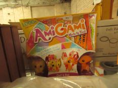 Amigami Made By You Owl & Fox Design Kit new Packaging is damaged