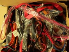 10 x Various Brands & Sizes Dog Leads picked at Random. All New with tags