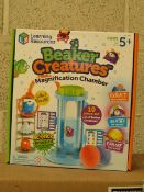 1 x Learning Resources Beaker Creatures Magnification Chamber. 10pcs with 2 Beaker Creations.