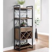 Bayside Furnishings Bar Cabinet boxed unchecked