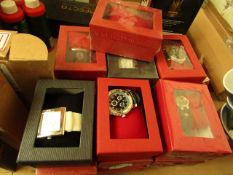 19 x various Antionio Michael Watches packaged